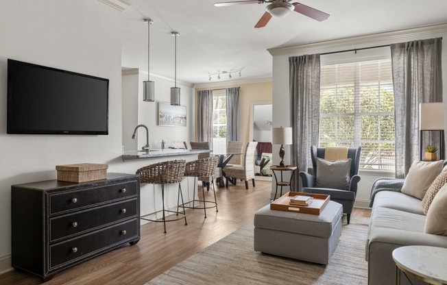 Living Room | Village at Baldwin Park | Orlando FL Apartments