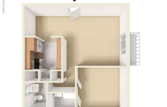 1 bed, 1 bath, 650 sqft, $1,270