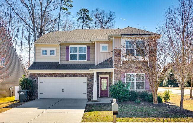 Great 5 bedroom 3.5 bath in the Lawson Community in Waxhaw!