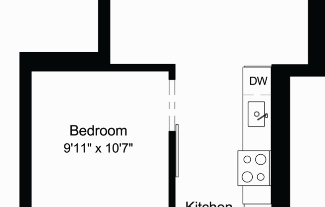 1 bed, 1 bath, 618 sqft, $2,224, Unit 621