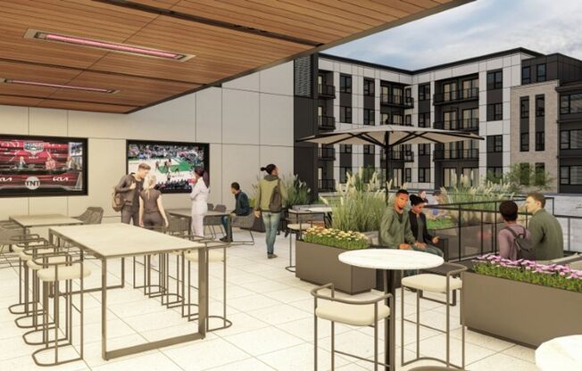 Studio, 1 bath, 605 sqft, $1,395, Unit 2418