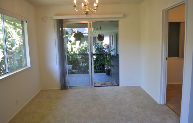 Bright, Spacious 1,160 sq. ft. 2 Bedroom 2 Bath Apt. with MODERN WOOD STYLE FLOORS THROUGHOUT, Garden View Patio, GRANITE and MARBLE Counters, Six Closets, EAT-IN KITCHEN, Friendly On-Site Maintenance, and ARCADIA SCHOOLS