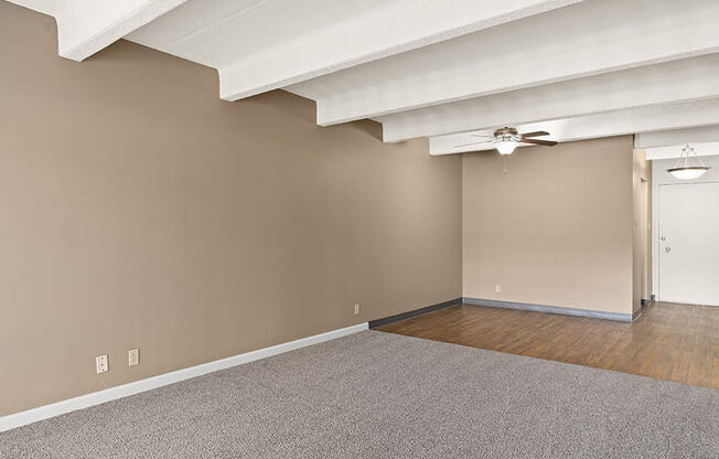 connected living and dining are in apartment in Albuquerque
