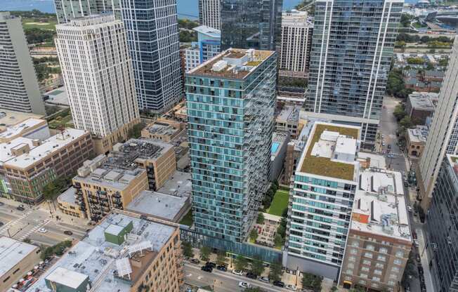 Buildings View at One 333, Chicago