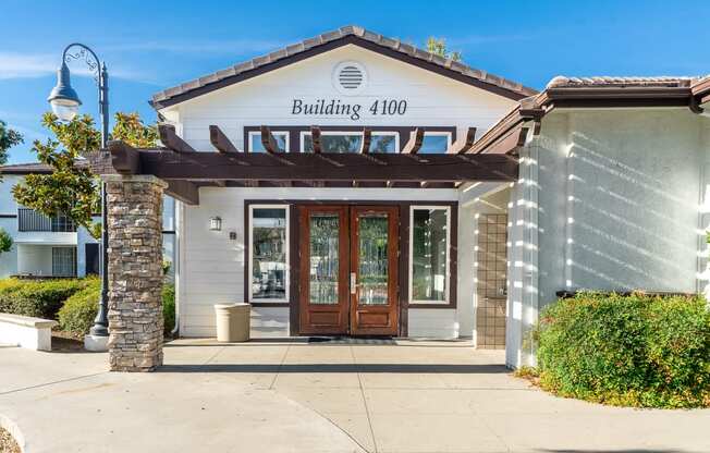 Clubhouse entrance