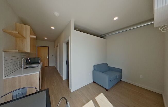Studio, 1 bath, 314 sqft, $1,250, Unit 211