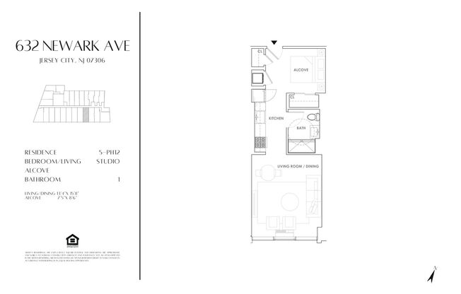 Studio, 1 bath, 535 sqft, $2,922, Unit 1712