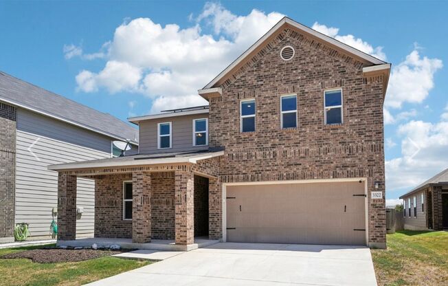 Discover modern comfort in this 5-bedroom, 3-bathroom home featuring elegant curb appeal and energy-efficient solar panels