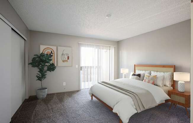 One Bedroom 618sqft bedroom at River Oaks Apartments in Tucson