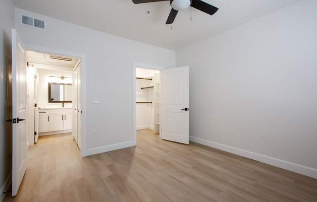 Bedroom and Walk-in Closet at Haven at Arrowhead Apartments