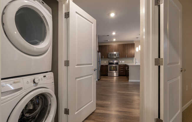 In-home Washer and Dryer and Kitchen