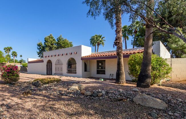 3 bedroom 2 bath Scottsdale home with large corner lot and pool!
