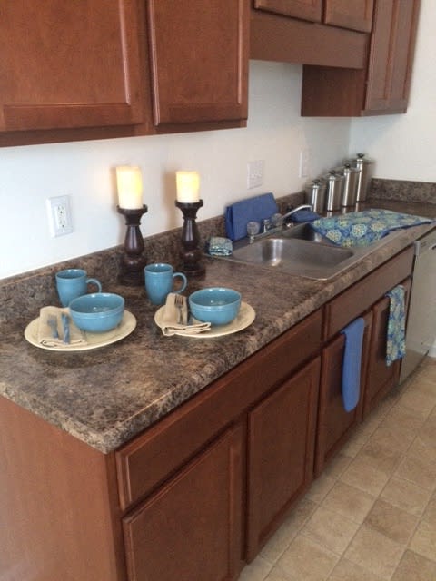 Kitchen at Wayside Apartments, Raeford, North Carolina