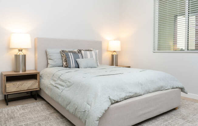 Bedroom with nightstand