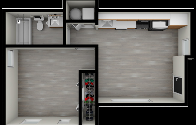 1 bed, 1 bath, 473 sqft, $1,549, Unit 306