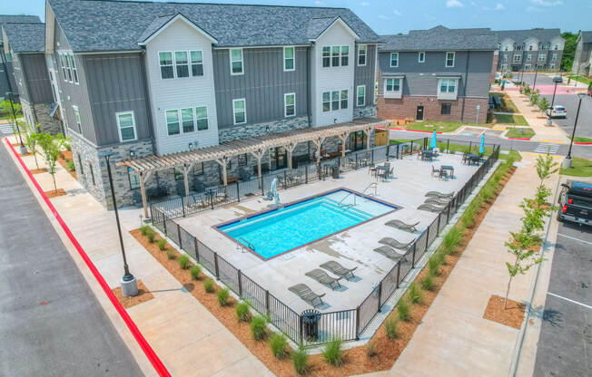 Aerial View of Pool