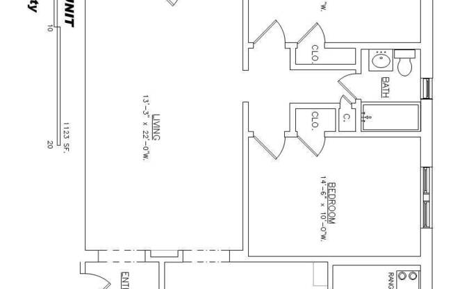 2 beds, 1 bath, $2,250, Unit 301