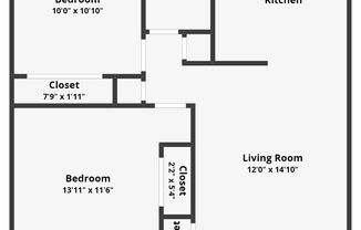 2 beds, 1 bath, 750 sqft, $1,075, Unit 848