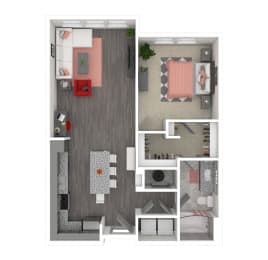 1 bed, 1 bath, 805 sqft, $1,630