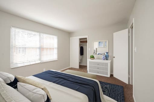 Master Bedroom With Adequate Storage at The Courtyards of Chanticleer, Virginia Beach, Virginia