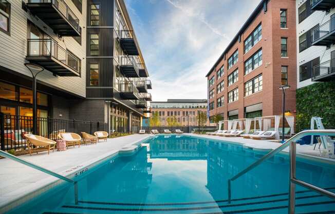 Poolside day bed