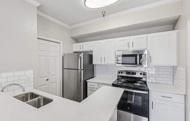A3 kitchen at Jefferson Place in Irving, Tx