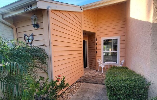 Fully furnished waterfront 55+ rental with beautiful updates, great amenities, and all utilities included—just bring your suitcase!