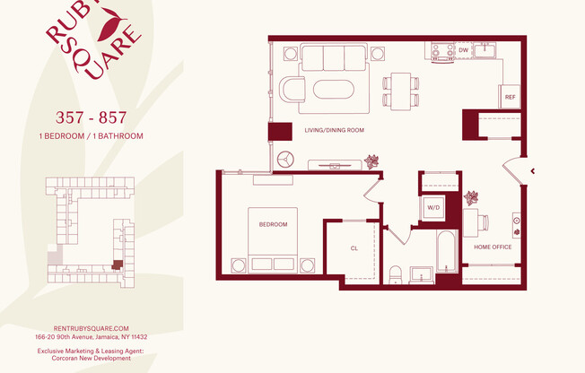 1 bed, 1 bath, $3,346, Unit 657S