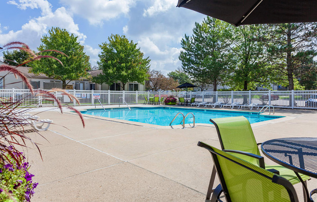 Beautiful Pool at Sterling Lake Apartments in Sterling Heights, MI