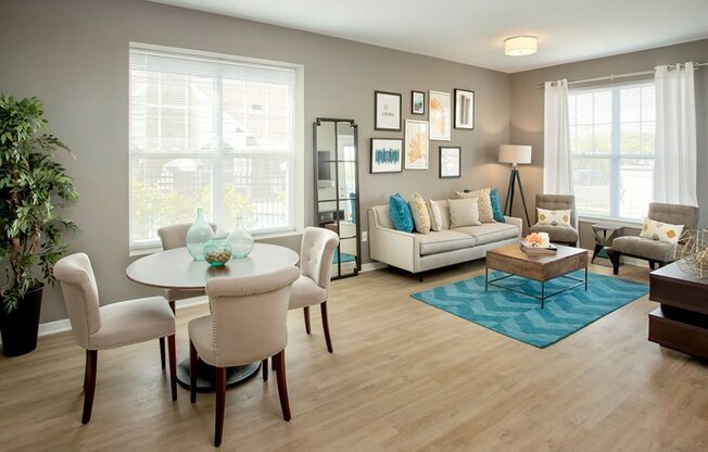 Modern Living Room at The Waverly at Neptune, Neptune, NJ