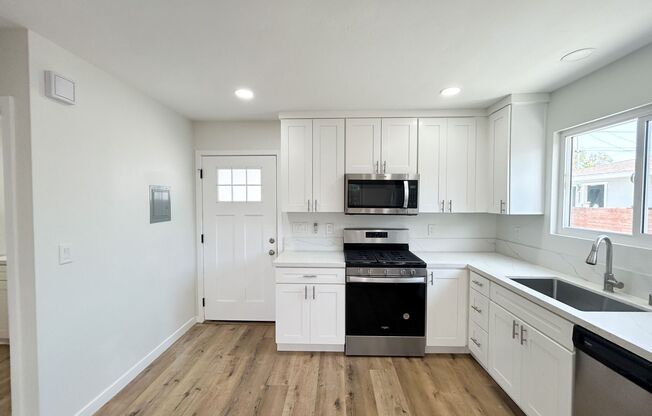 Welcome to your beautifully renovated single level home in the heart of Oceanside!