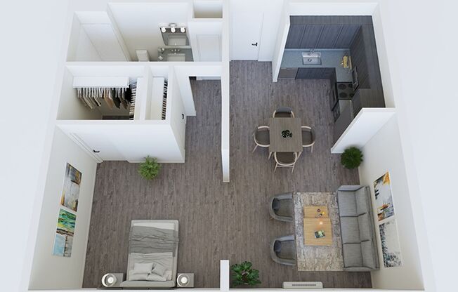 1 bed, 1 bath, 511 sqft, $1,398, Unit 1935206