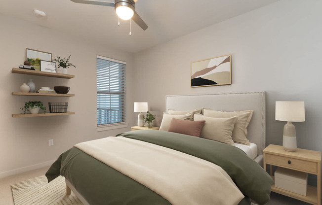 Carpeted Bedroom