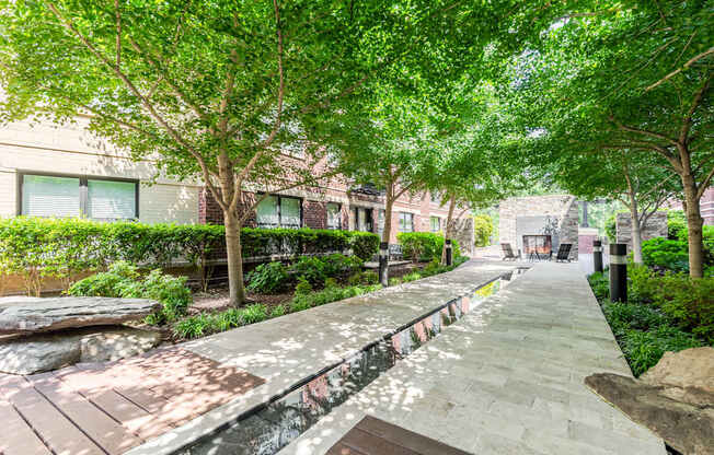 Image showing your daily reset. Manicured greenways and inviting paths just steps from your door.