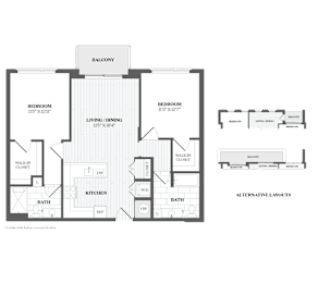 2 beds, 2 baths, 1,114 sqft, $3,920