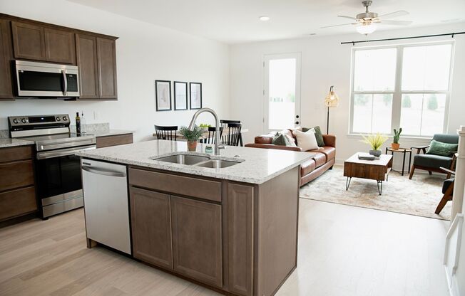 Brand New Construction Townhomes Await at Clover Ridge! Washer & Dryer provided