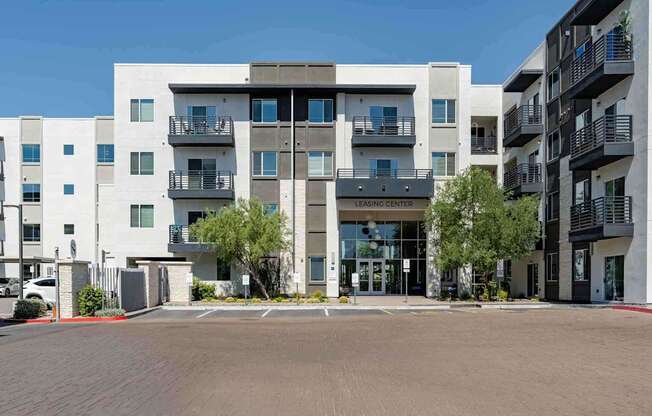 our apartments offer a parking lot in front of the building