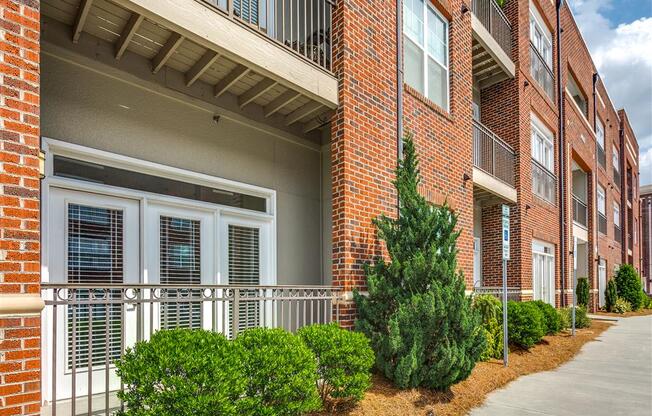 Image of Greenway Resident's Patio at Greenway at Fisher Park, North Carolina