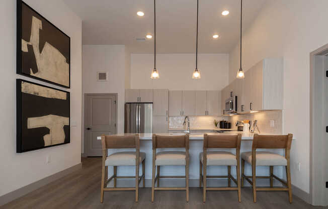 Kitchen with Stainless Steel Appliances