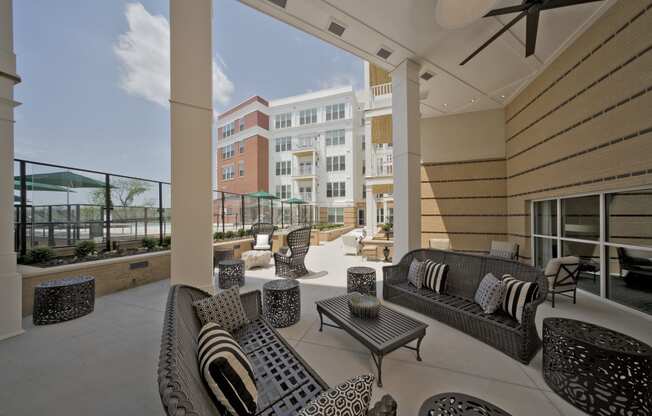 Outdoor Lounge Area at The Thornton, Virginia