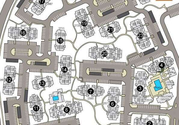 Site Map at Commons at Verandas in Tanasbourne Apartments, Hillsboro, Oregon