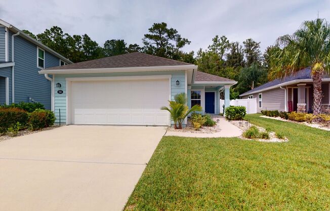 Newer home for rent in Bannon Lakes of St. Augustine!