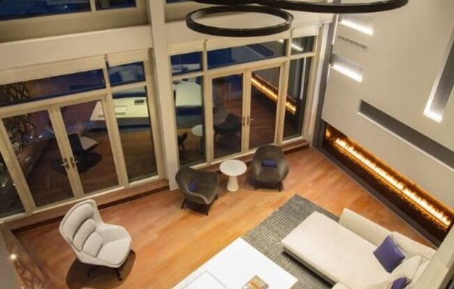 Stunning Views from this Spectacular and Stylish Penthouse in heart of Adams Morgan with PARKING.