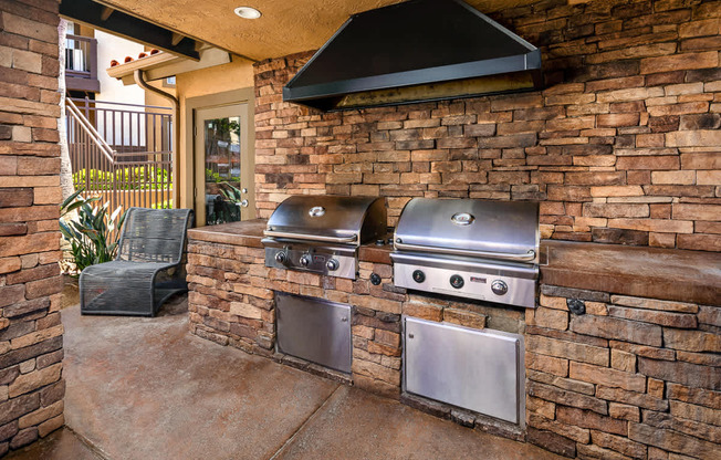 grill area at Bella Terra, Vista, CA, 92081