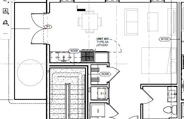 Studio, 1 bath, 500 sqft, $2,975, Unit 403