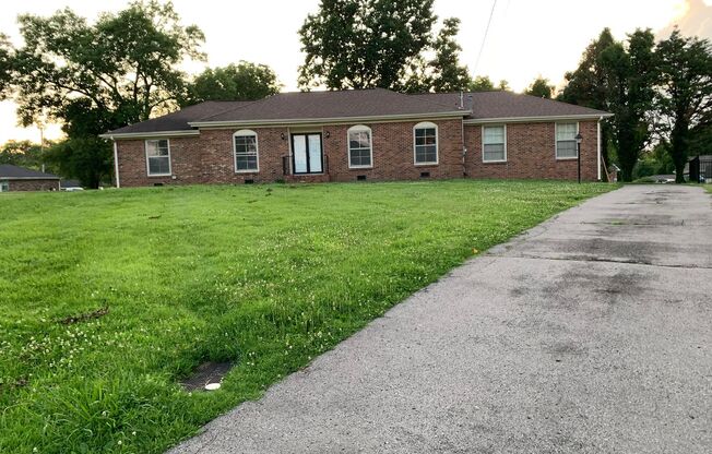 Nice ranch style house on great lot in Madison, Tennessee