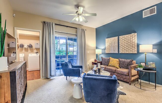 Living Room With Expansive Window at The Villas at Towngate, Moreno Valley, CA, 92553