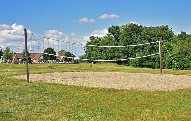 Sand Volleyball Court at Thornridge Apartments, Michigan