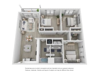 3 beds, 2 baths, 1,321 sqft, $1,999