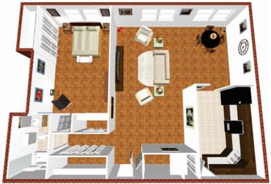 1 bed, 1 bath, 785 sqft, $2,010